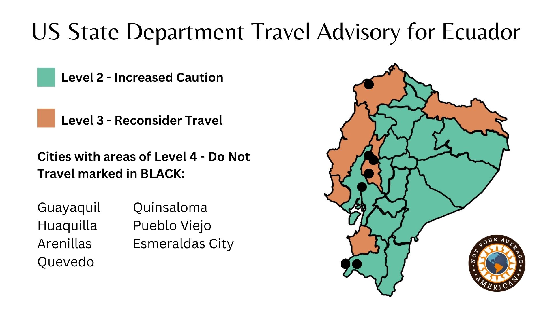 ecuador travel advisory level